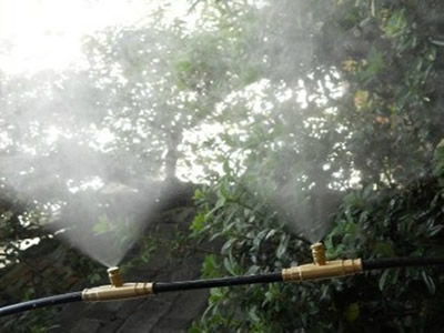 高压雾化喷嘴在园林中的喷雾应用