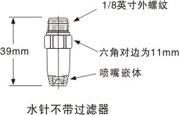 造纸喷嘴示意图