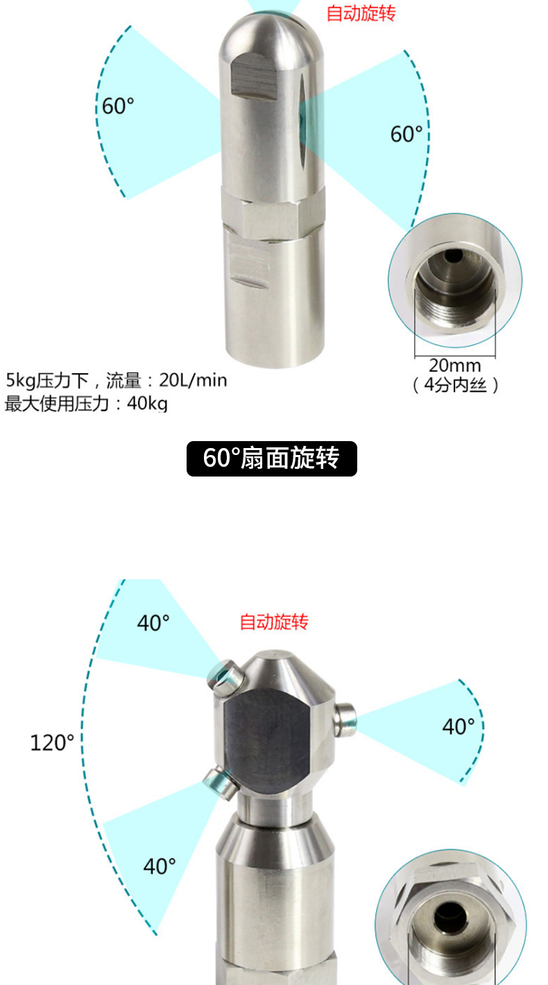 高压旋转清洗喷头(图5)